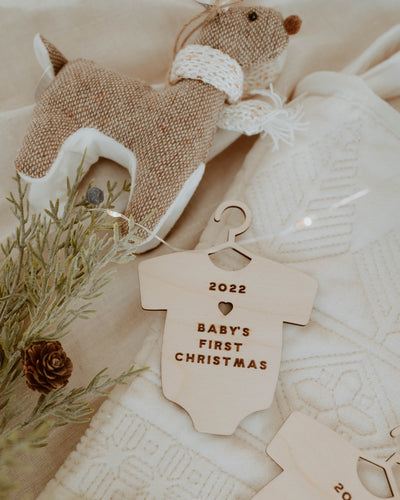 Baby’s First Christmas Onesie Ornament